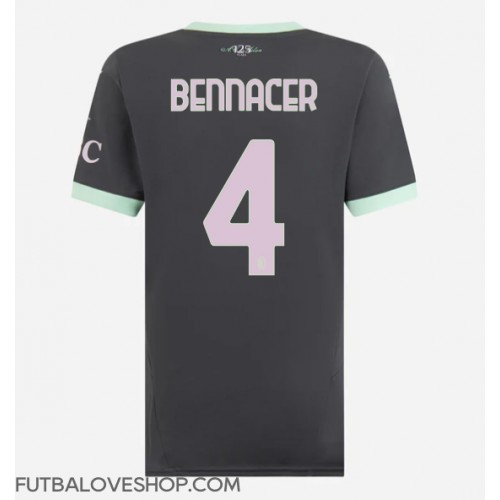 Dres AC Milan Ismael Bennacer #4 Tretina pre Ženy 2024-25 Krátky Rukáv